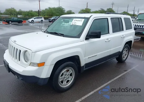 2016 Jeep Patriot Sport from USA, damaged, VIN 1C4NJPBA8GD641269